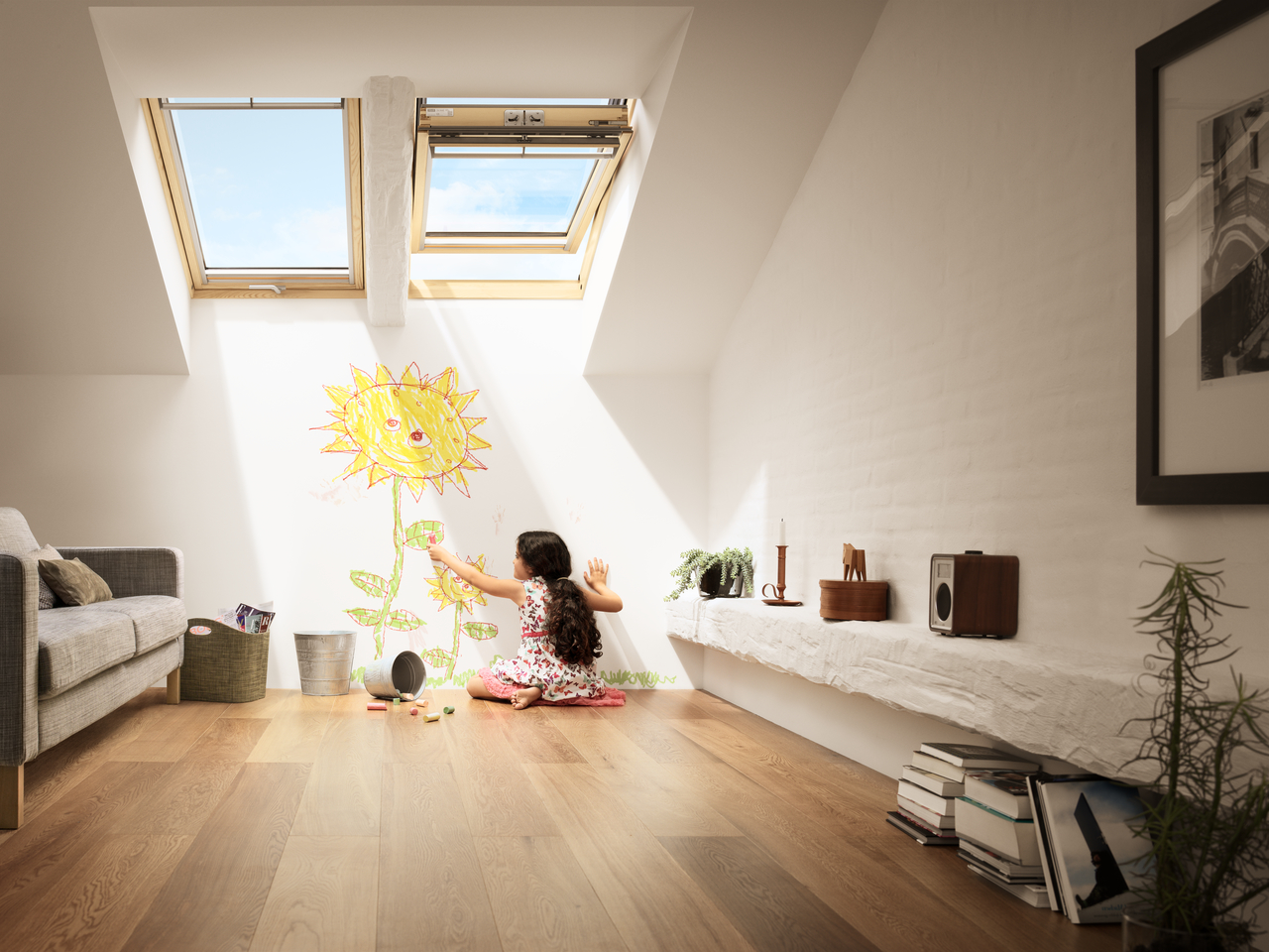 мансардные окна Velux