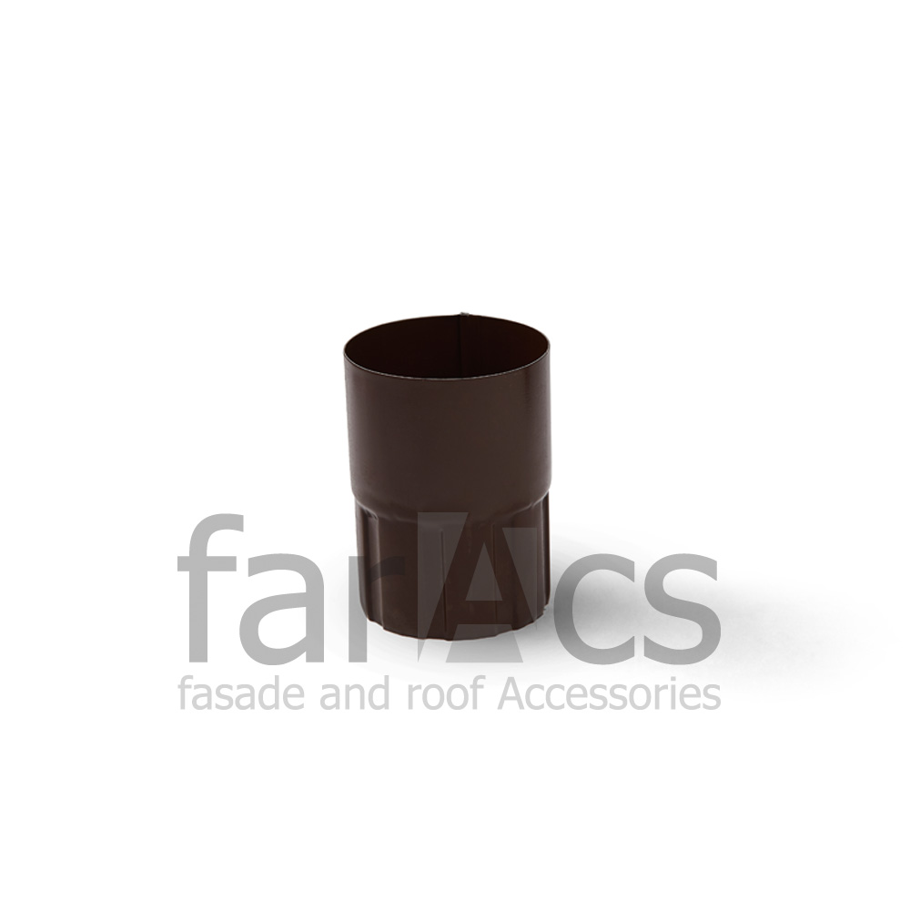 Соединительная муфта трубы 125/90 Ral 8017