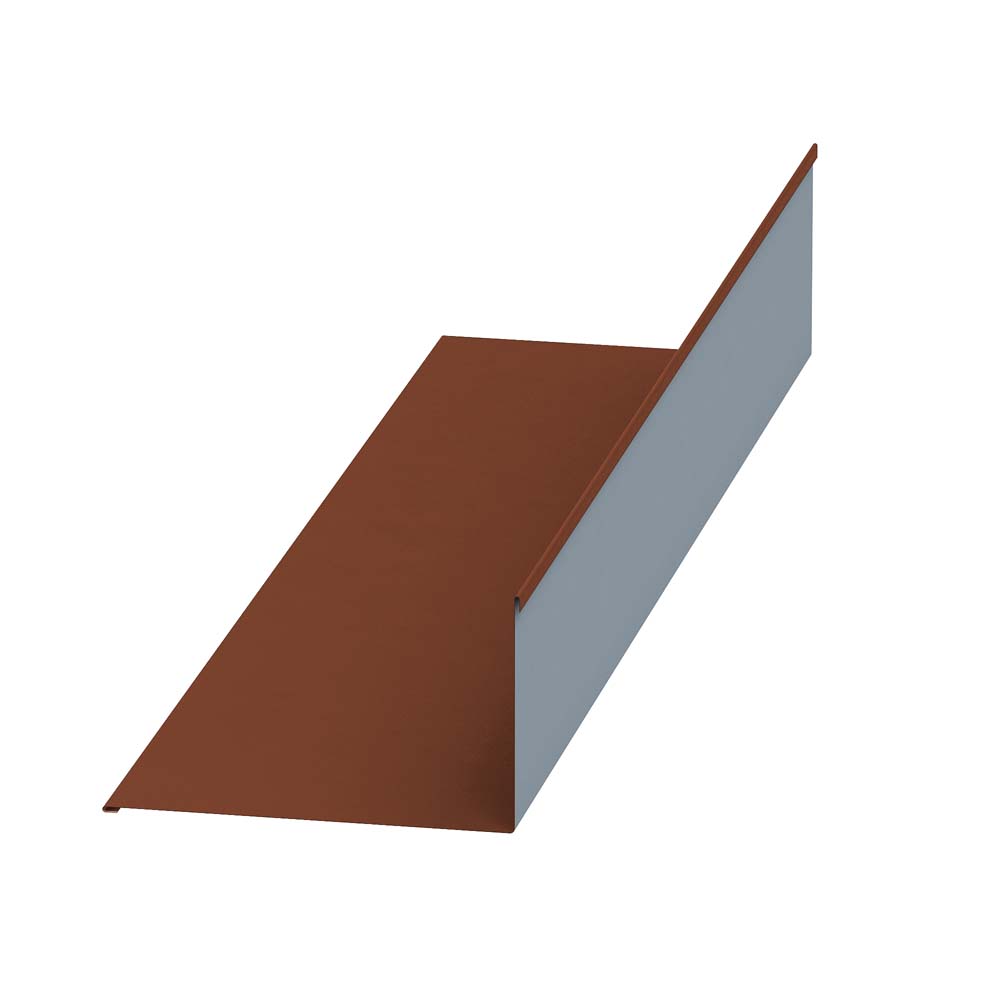 Планка примыкания верхняя VikingMP E 0,5 мм Ral 8004