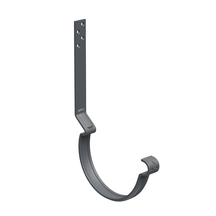 Крюк желоба длинный 150/100 PU Matt Ral 7024