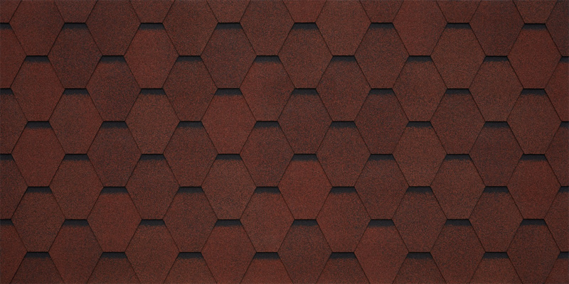 Гибкая черепица Комфорт Гарда Rosso 409