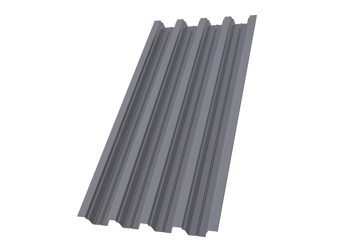 Профнастил Н75 Полиэстер 0,7 мм Ral 7004