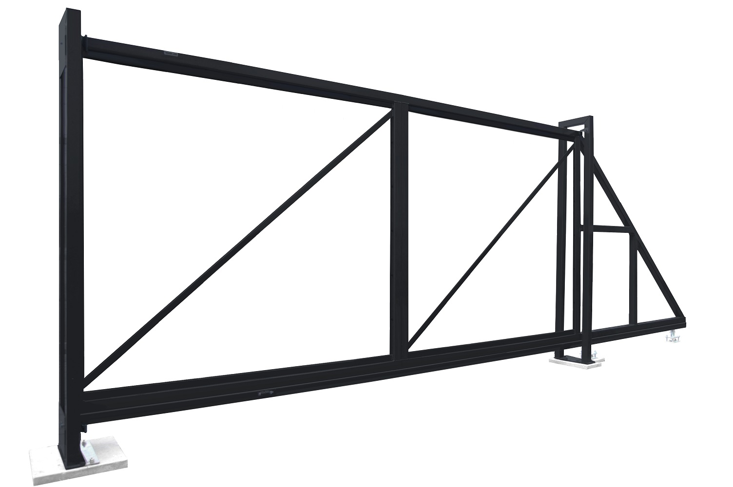 Ворота откатные Colority Zinc 2,03x4,0 Ral 7024