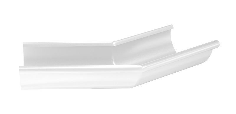 Угол желоба 135 гр. внешний 125/90 PU Ral 9003