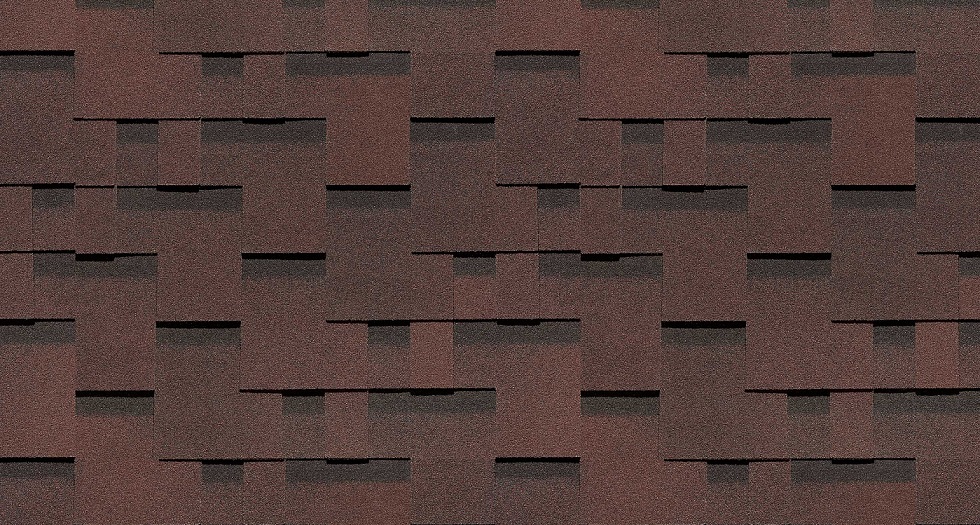 Гибкая черепица Premium Генуя Зрелый каштан