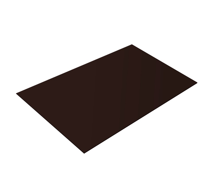 Плоский лист шириной 1250 мм Drap 0,45мм Ral 8017