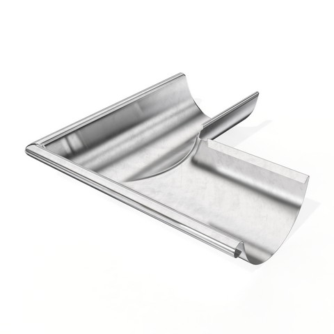 Угол желоба внешний  90" Цинк 125/90