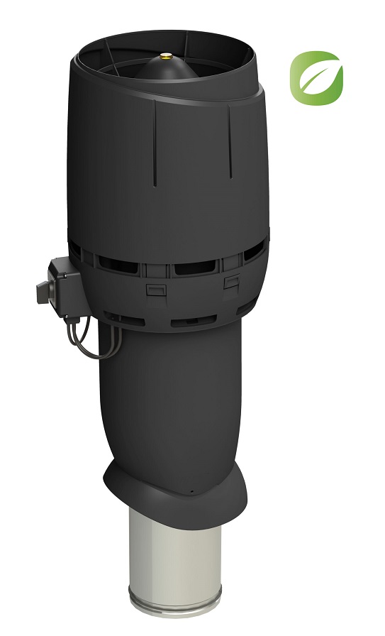 Вентилятор ECo 160Р/700  FLOW Черный