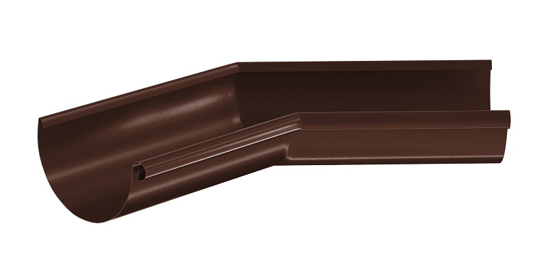 Угол желоба 135 гр. внутренний 125/90 PU Ral 8017