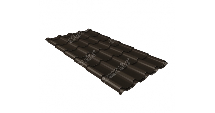 Металлочерепица Камея GreenCoat Pural 0,5 мм RR 32