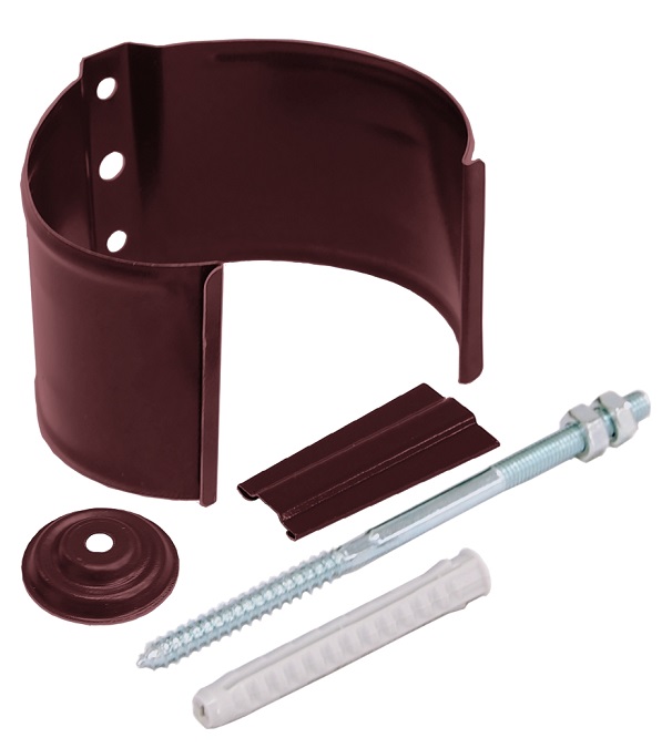 Держатель трубы (кирпич) 125/90 Rooftop dRain Ral 3005