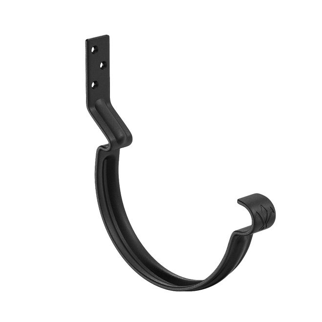 Крюк желоба короткий 125/90 PU Matt Ral 9005