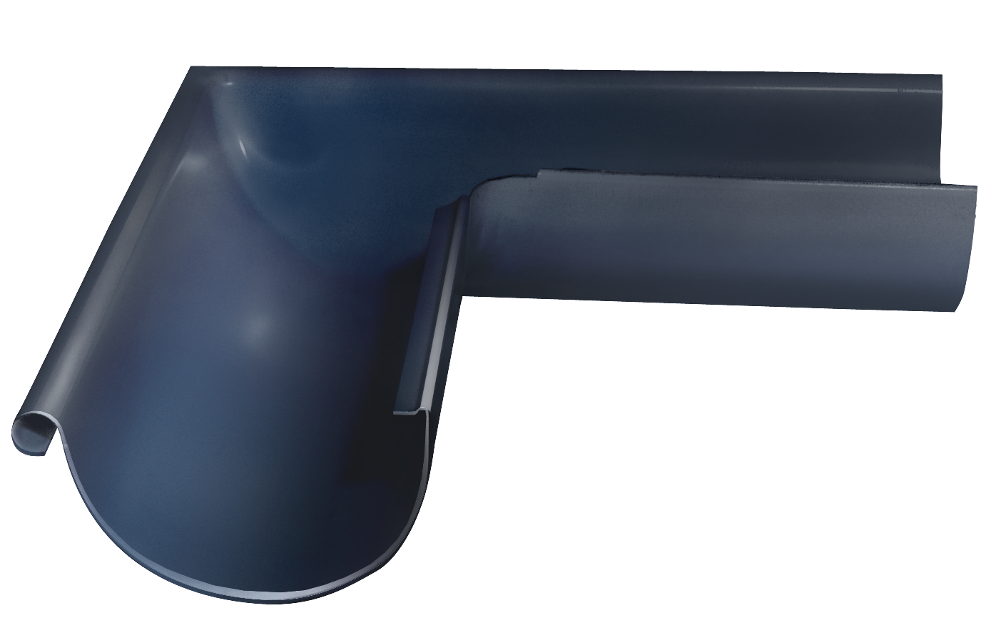 Угол желоба внешний 90 гр.125/90 Rooftop dRain Ral 7024
