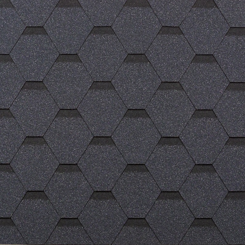 Гибкая черепица Shinglas Самба Шунгит