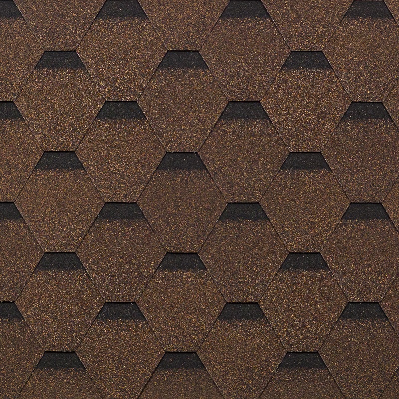 Гибкая черепица Shinglas Классик Кадриль Дуб