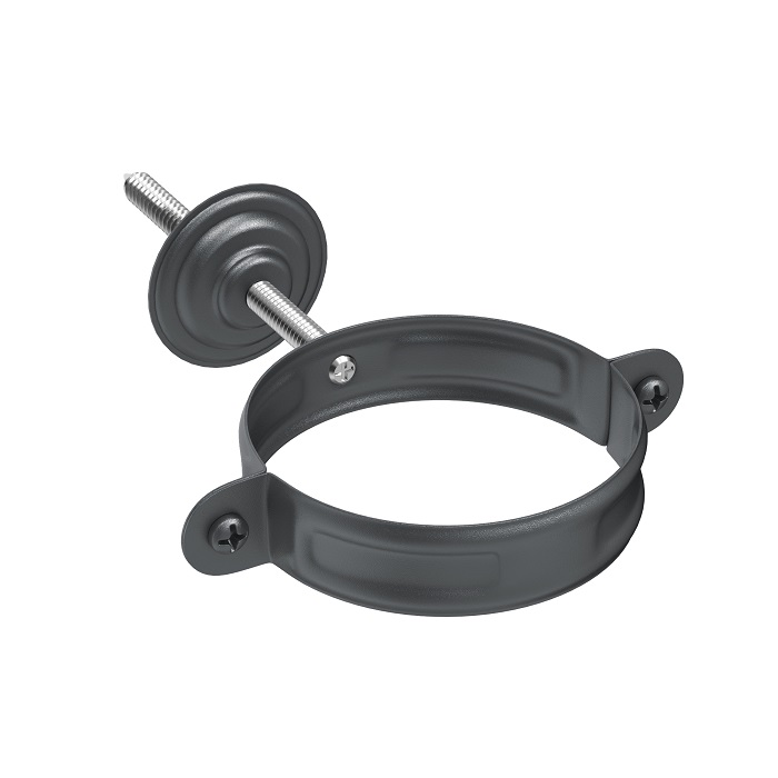 Хомут трубы 150/100 MATT Ral 7024