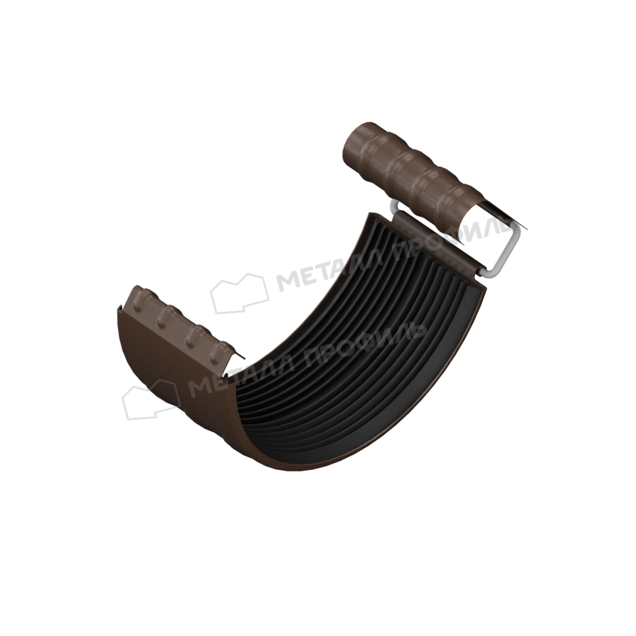 Соединитель желоба D=125 мм Foramina Freeze Matt Dark brown