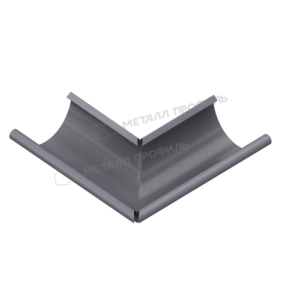 Угол желоба наружный 90° Foramina D=125 мм Freeze Matt Grey