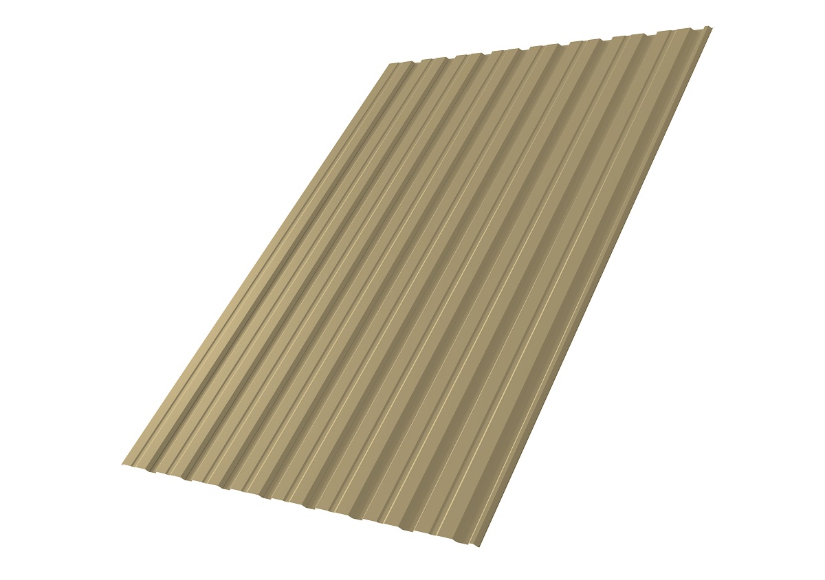 Профнастил C-10A Pe 0,45 мм Ral 1014