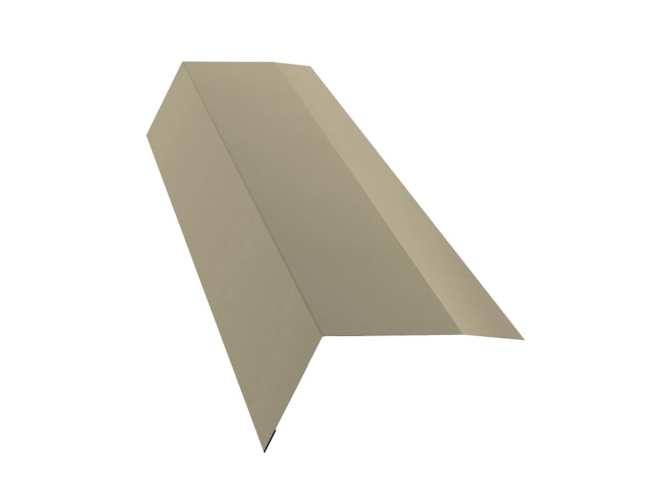 Планка карнизная 65х100 мм Сатин 0,5 мм Ral 1015