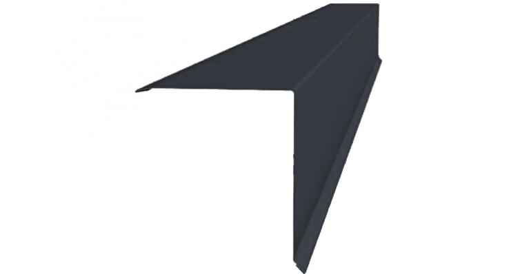 Конек односкатной кровли Drap Ral 7016