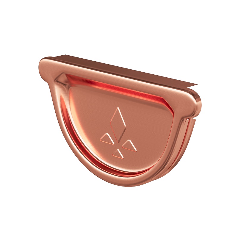 Заглушка желоба универсальная Медь Медь