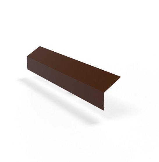 Карнизная планка S23 100х65х2000мм Ре 0,45 мм Ral 8017