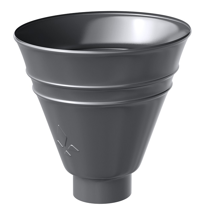 Воронка водосборная круглая 150/100 PU Ral 7024