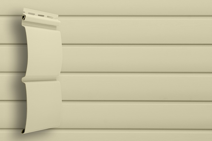 Сайдинг D4,8 Блок-хаус Classic Слоновая кость