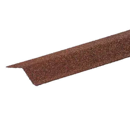 Планка карнизная с гранулятом (75*50*5 мм) L=1,25м Терракотовый