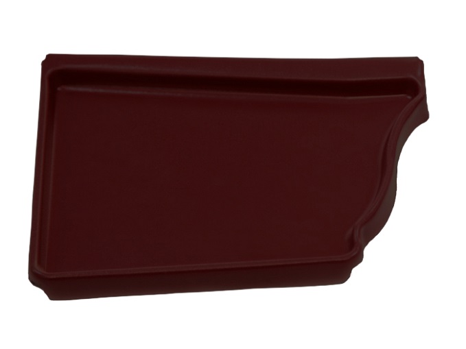 Заглушка прямоугольная левая Vortex Pe Ral 8017