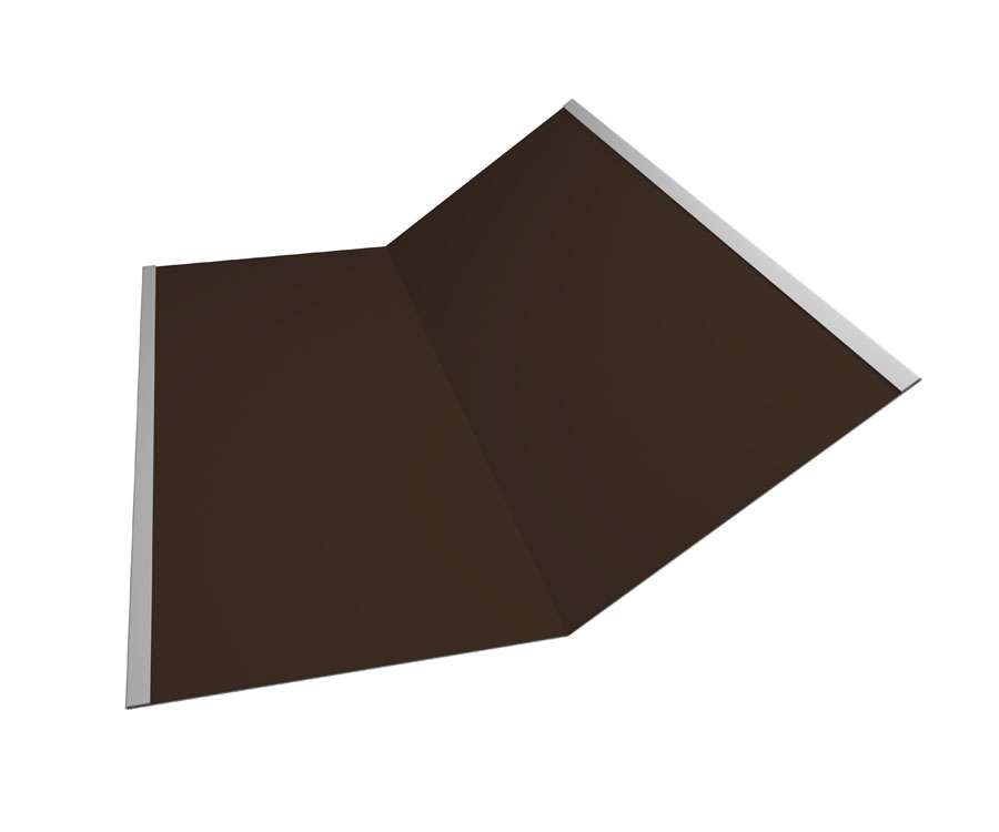 Ендова нижняя 300х300 мм Полиэстер 0,4 мм Ral 8017