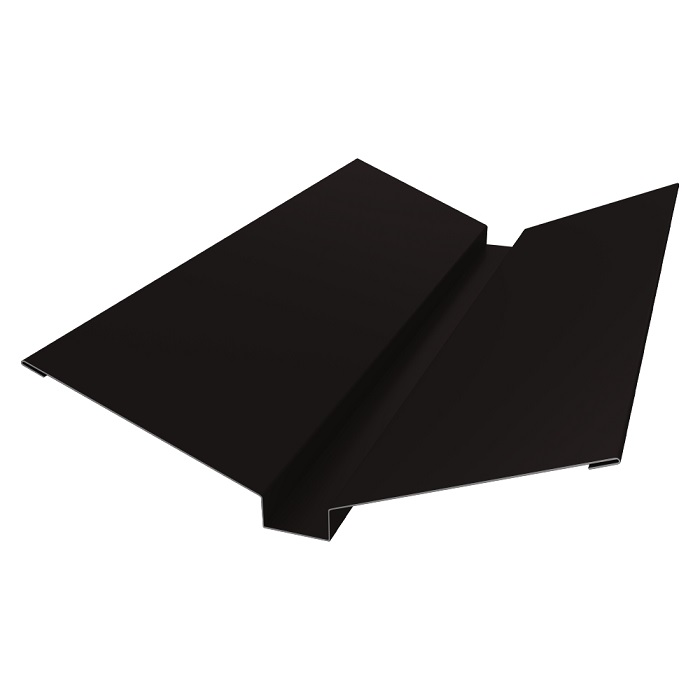 Ендова верхняя 115х30х115 Сатин матовый 0,5мм Ral 9005