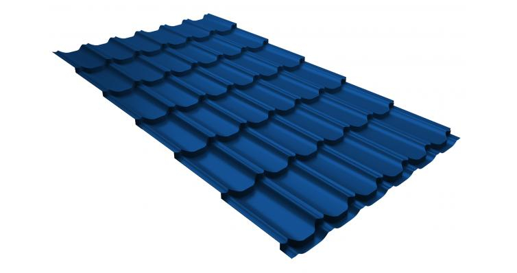 Металлочерепица Квинта Плюс Satin 0,5 мм Ral 5005