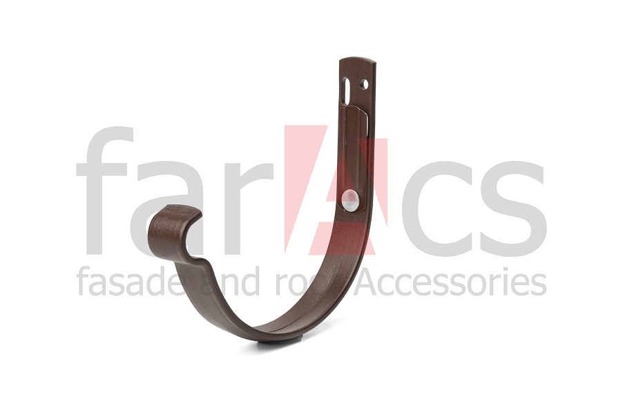 Кронштейн желоба короткий 125/90 MATT Ral 8017