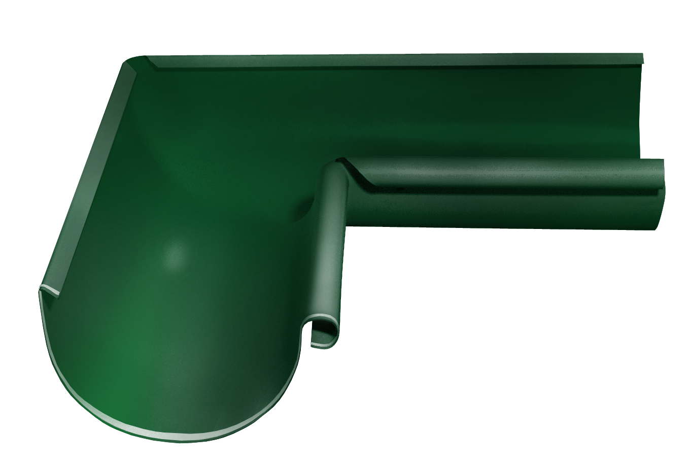 Угол желоба внутренний 90 гр. 125/90 Rooftop dRain Ral 6005