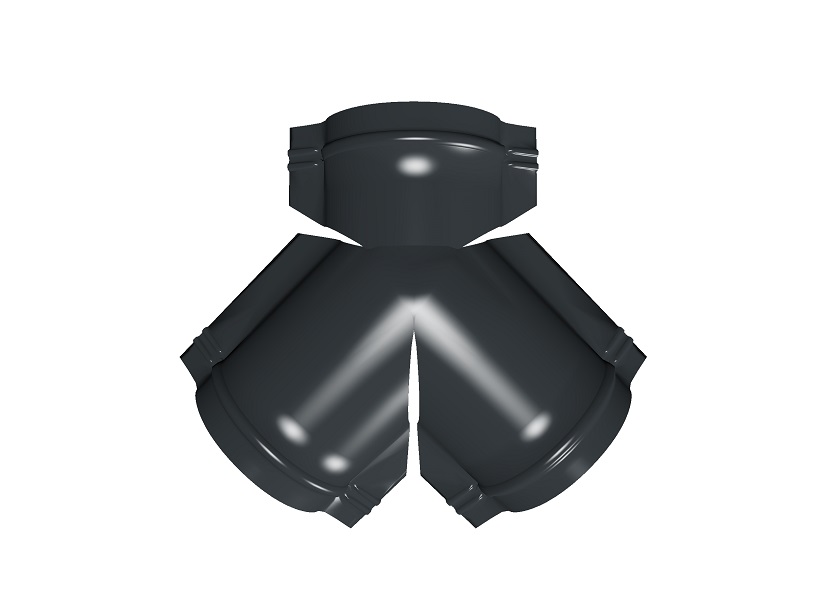 Тройник Y-образный Drap Ral 7016