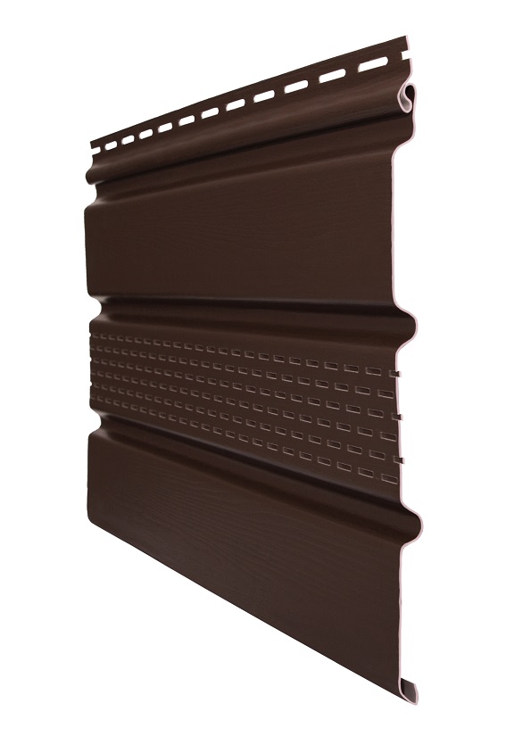Софит T4 Акриловый частичная перфорация Темный дуб