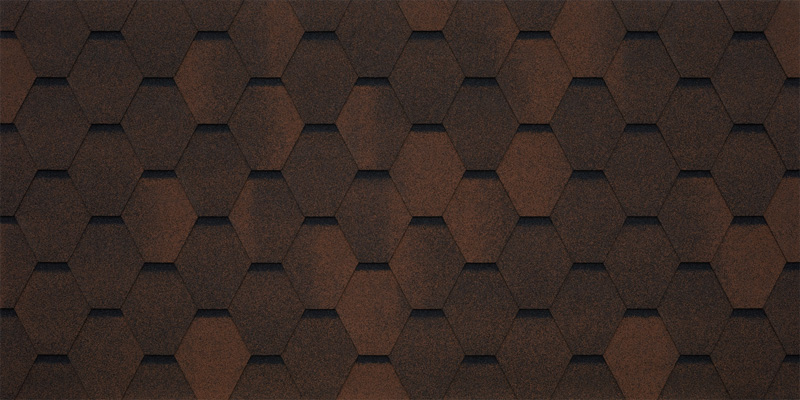 Гибкая черепица Комфорт Гарда Marrone 439