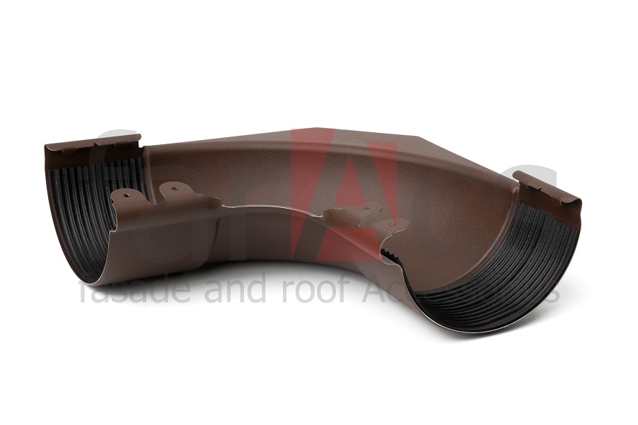 Угол желоба внутренний 90° 125/90 MATT Ral 8017