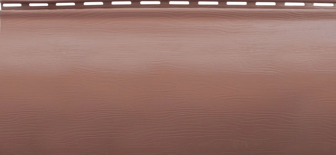 Сайдинг Blockhouse акриловый BH-01 однопереломный Красно-коричневый