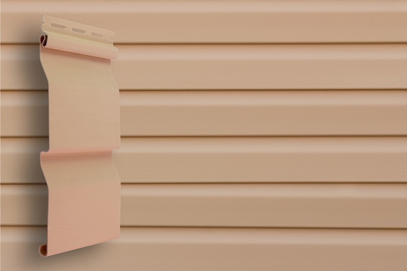 Сайдинг D4 Корабельный брус слим Classic Color Plus Персиковый