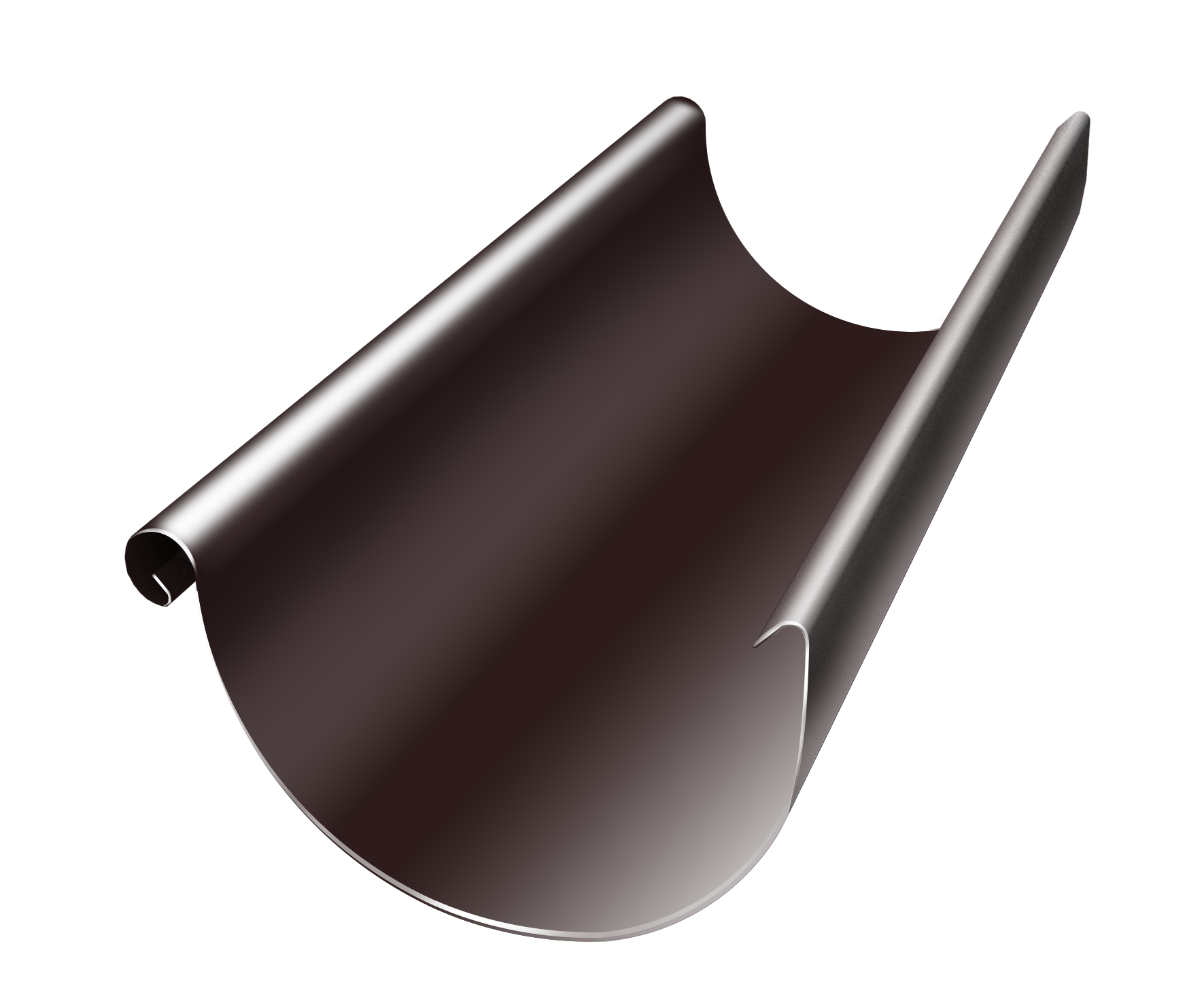 Желоб водосточный 125/90 Rooftop dRain 3 м Ral 8017