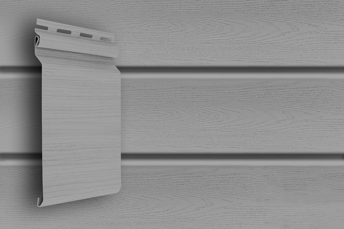 Сайдинг S7 Natural-Брус Standart Серый