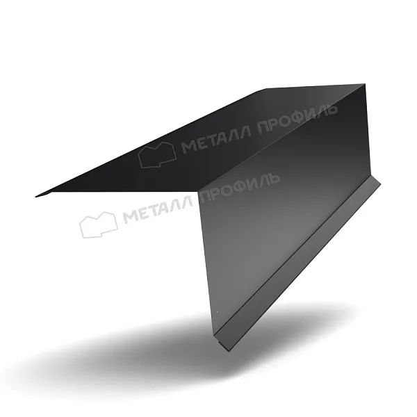 Планка торцевая 135х145 Purman 0,5 мм Ral 9005