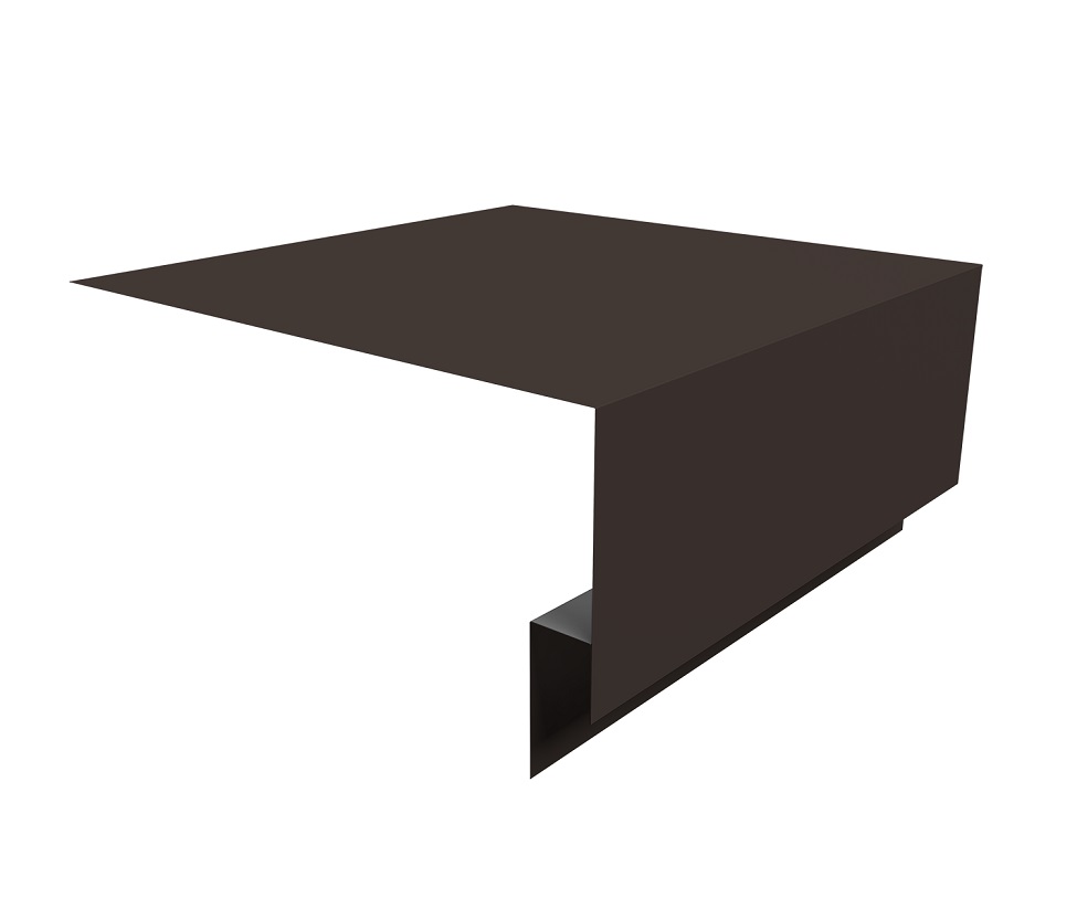 Планка околооконная сложная 200х75х18 (j-фаска) L=3м, Satin 0,5мм RR 32