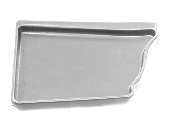 Заглушка прямоугольная левая Vortex Pe Ral 9003