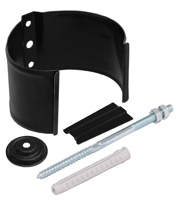 Держатель трубы (кирпич) 125/90 Rooftop dRain Ral 9005