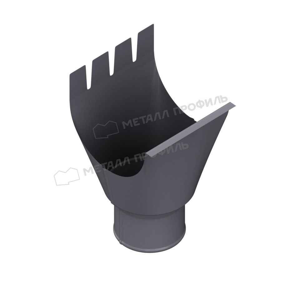 Воронка выпускная Foramina D=125 мм Freeze Grey