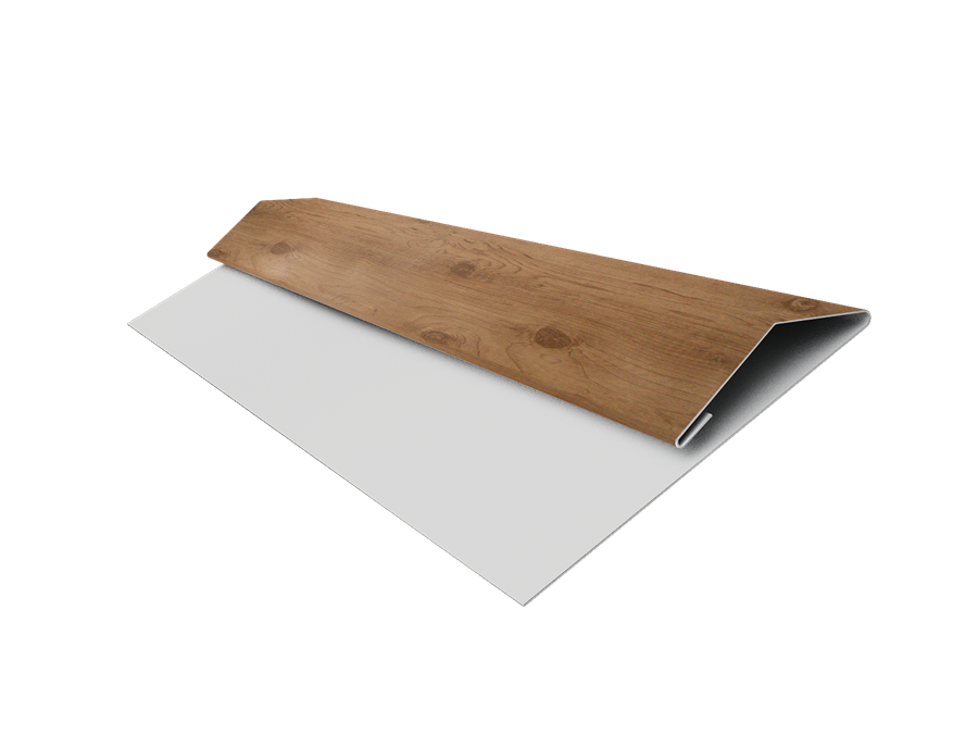 Планка стартово-финишная Блок-хаус/ЭкоБрус Print Premium 0,45 мм, длина 3м. Pine Wood Fresh